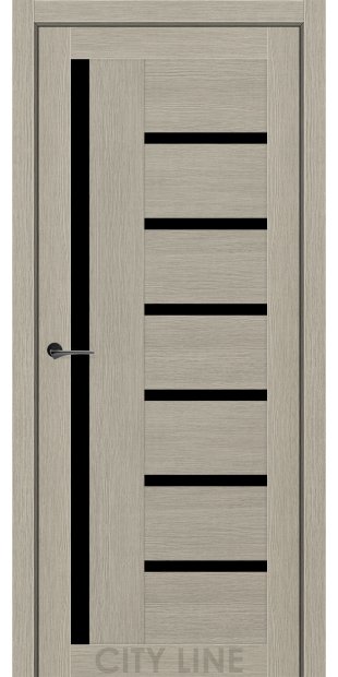 Межкомнатные двери CityLine Express AMADEA korfad-express-amadea-koton-bez-bravo-collection-s-cernym-steklom